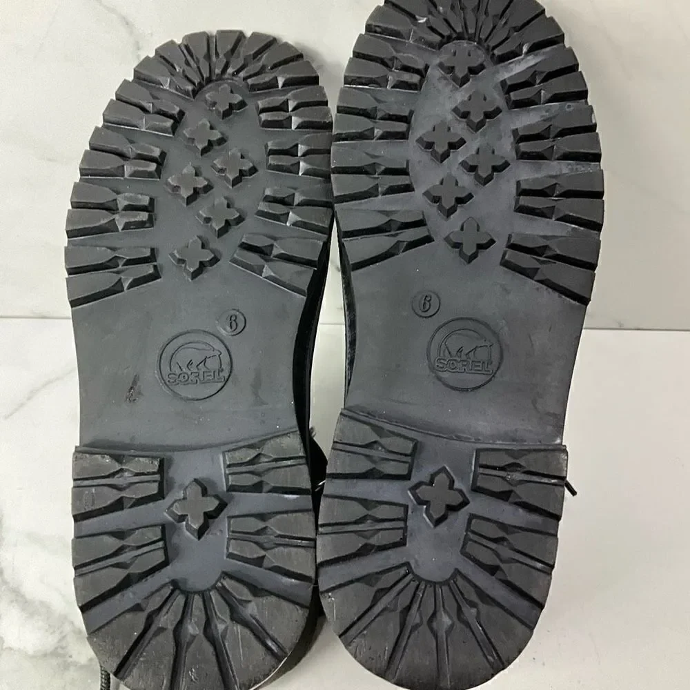 SOREL Gray Suede Duck Boots